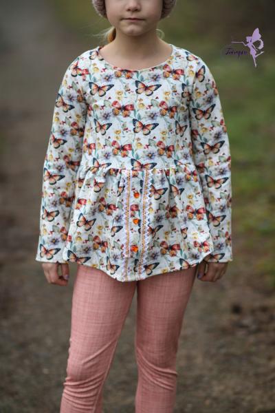 Spring Boho Girls Allover 4 Reststück 1 Meter